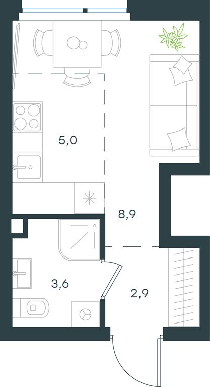 Apartment Sale, 20.4 sq. m. at Gorod V lesu, Gorod V Lesu Residential Complex, Village of Otradnoye, Krasnogorsk Urban District, Moscow Region, Russia #1 Apartment Sale, 20.4 sq. m. at Gorod V lesu, Gorod V Lesu Residential Complex, Village of Otradnoye, Krasnogorsk Urban District, Moscow Region, Russia #1