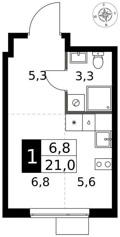 Apartment Sale, 21 sq. m. at 1 Izmajlovskij, Montazhnaya Street, 8с13, Moscow, Russia #1 Apartment Sale, 21 sq. m. at 1 Izmajlovskij, Montazhnaya Street, 8с13, Moscow, Russia #1