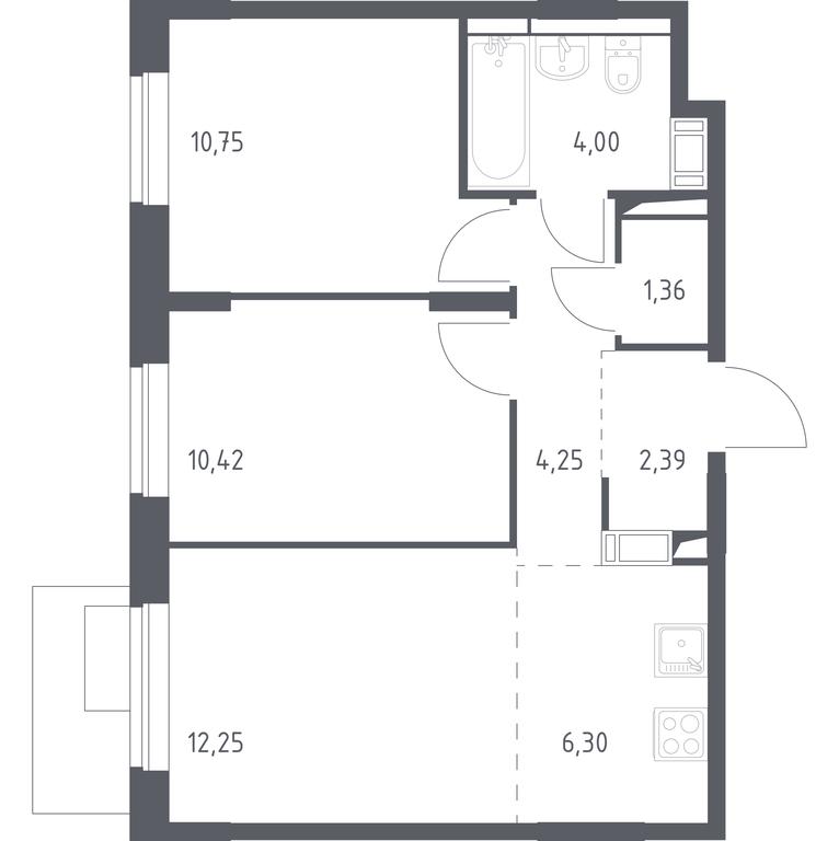 1-BD Apartment Sale, 51.72 sq. m. at Piatnitskie Luga, Pyatnitskoye Highway, 2, derevnya Yurlovo, Solnechnogorsk City District, Moscow Region, Russia #1 1-BD Apartment Sale, 51.72 sq. m. at Piatnitskie Luga, Pyatnitskoye Highway, 2, derevnya Yurlovo, Solnechnogorsk City District, Moscow Region, Russia #1