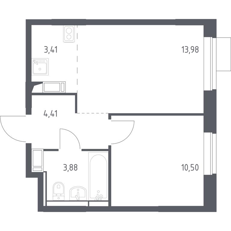 Apartment Sale, 36.18 sq. m. at Piatnitskie Luga, Pyatnitskoye Highway, 2, derevnya Yurlovo, Solnechnogorsk City District, Moscow Region, Russia #1 Apartment Sale, 36.18 sq. m. at Piatnitskie Luga, Pyatnitskoye Highway, 2, derevnya Yurlovo, Solnechnogorsk City District, Moscow Region, Russia #1