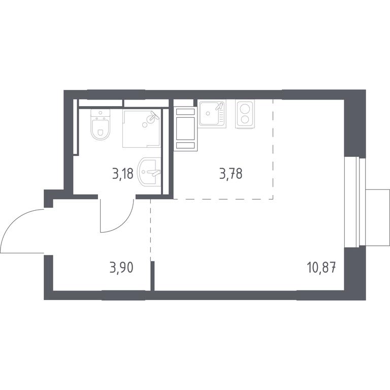 Apartment Sale, 21.73平方米 at Piatnitskie Luga, Pyatnitskoye Highway, 2, derevnya Yurlovo, Solnechnogorsk City District, Moscow Region, Russia #1 Apartment Sale, 21.73平方米 at Piatnitskie Luga, Pyatnitskoye Highway, 2, derevnya Yurlovo, Solnechnogorsk City District, Moscow Region, Russia #1