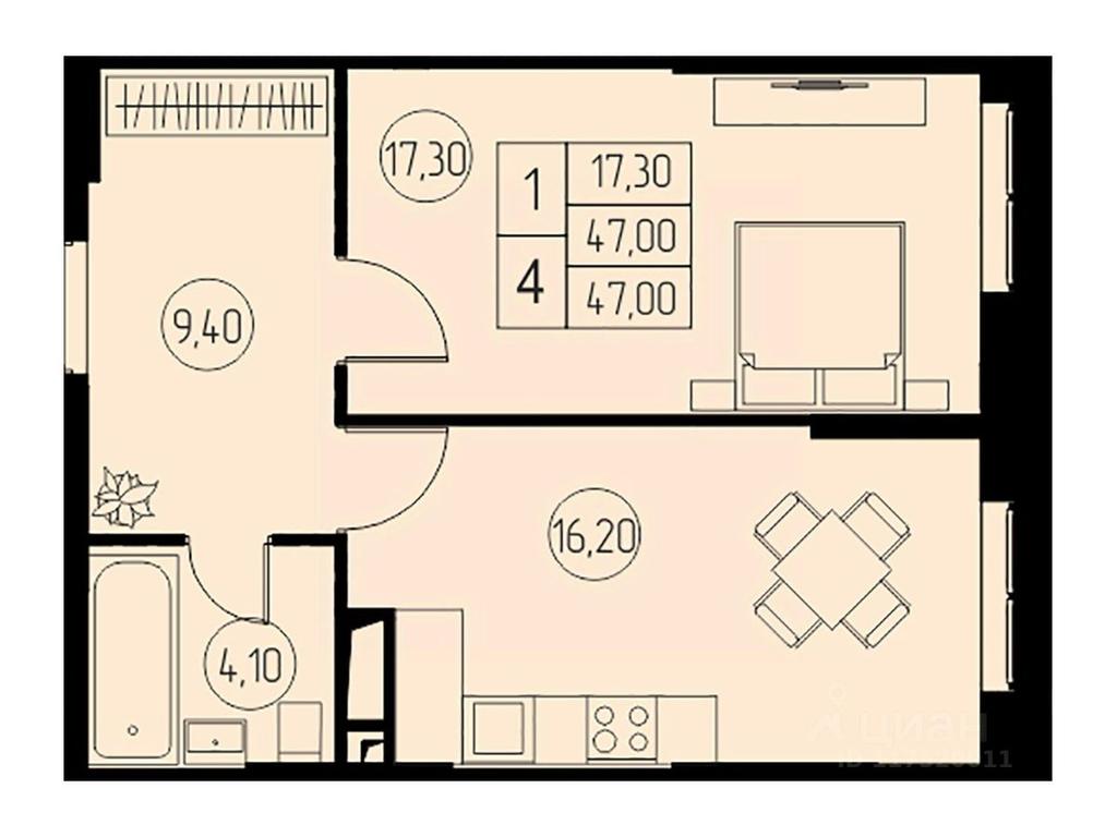 Apartment Sale, 47 sq. m. at 31 kvartal, Naberezhnaya ulitsa, Pushkino, Moscow Region, Russia #1 Apartment Sale, 47 sq. m. at 31 kvartal, Naberezhnaya ulitsa, Pushkino, Moscow Region, Russia #1