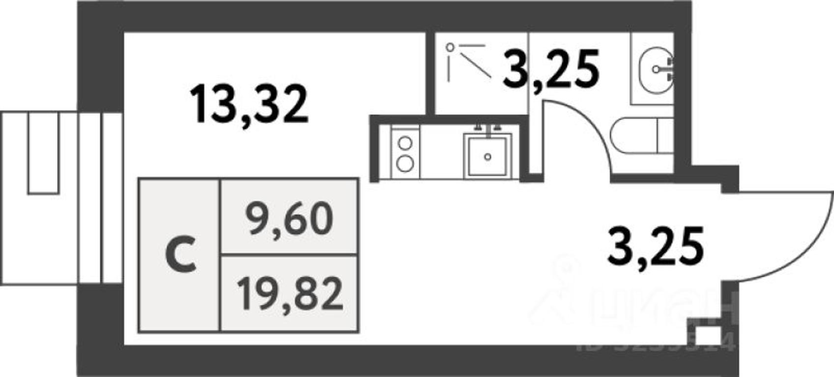 Apartment Sale, 19.7 sq. m. at Smart Garden (Smart Garden), 5-ya ulitsa Lesnyye Polyany, posyolok Gazoprovod, Kommunarka District, Novomoskovskiy Administrative Okrug, Moscow, Russia #1 Apartment Sale, 19.7 sq. m. at Smart Garden (Smart Garden), 5-ya ulitsa Lesnyye Polyany, posyolok Gazoprovod, Kommunarka District, Novomoskovskiy Administrative Okrug, Moscow, Russia #1