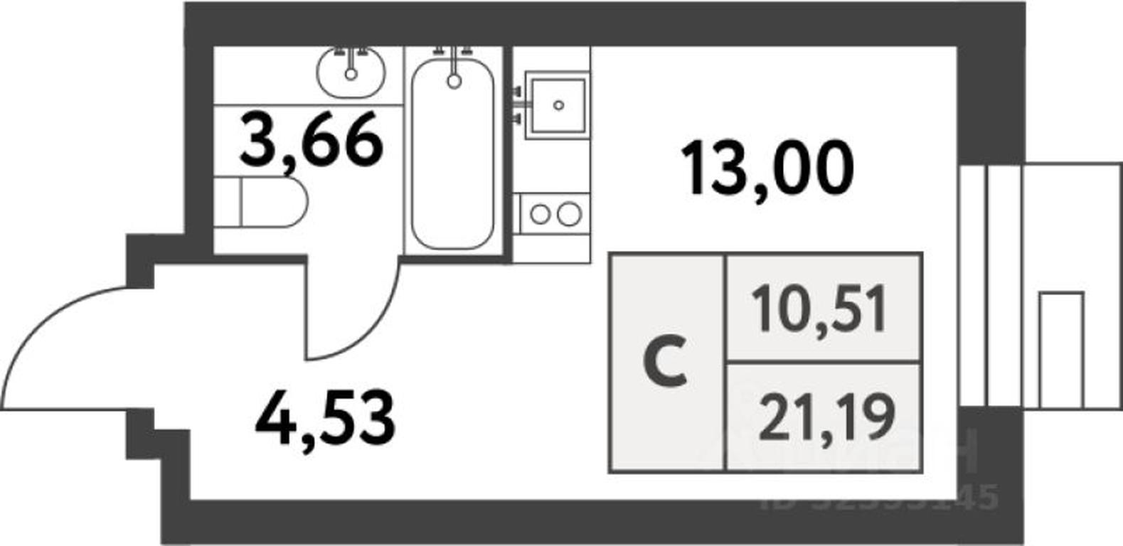 Apartment Sale, 21.1平方米 at Smart Garden (Smart Garden), 5-ya ulitsa Lesnyye Polyany, posyolok Gazoprovod, Kommunarka District, Novomoskovskiy Administrative Okrug, Moscow, Russia #1 Apartment Sale, 21.1平方米 at Smart Garden (Smart Garden), 5-ya ulitsa Lesnyye Polyany, posyolok Gazoprovod, Kommunarka District, Novomoskovskiy Administrative Okrug, Moscow, Russia #1