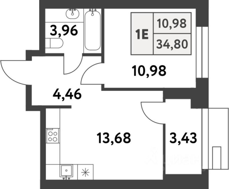 Apartment Sale, 34.8平方米 at Smart Garden (Smart Garden), 5-ya ulitsa Lesnyye Polyany, posyolok Gazoprovod, Kommunarka District, Novomoskovskiy Administrative Okrug, Moscow, Russia #1 Apartment Sale, 34.8平方米 at Smart Garden (Smart Garden), 5-ya ulitsa Lesnyye Polyany, posyolok Gazoprovod, Kommunarka District, Novomoskovskiy Administrative Okrug, Moscow, Russia #1