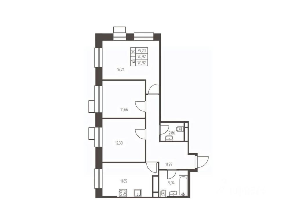 2-BD Apartment Sale, 70.9平方米 at Novaya Ivanteevka, Zavodskaya ulitsa, Ivanteyevka, Pshkinskiy Urban District, Moscow Region, Russia #1 2-BD Apartment Sale, 70.9平方米 at Novaya Ivanteevka, Zavodskaya ulitsa, Ivanteyevka, Pshkinskiy Urban District, Moscow Region, Russia #1