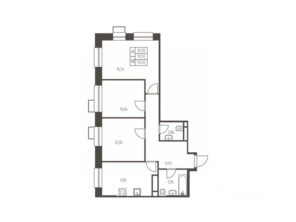 2-BD Apartment Sale, 70.9平方米 at Novaya Ivanteevka, Zavodskaya ulitsa, Ivanteyevka, Pshkinskiy Urban District, Moscow Region, Russia #1 2-BD Apartment Sale, 70.9平方米 at Novaya Ivanteevka, Zavodskaya ulitsa, Ivanteyevka, Pshkinskiy Urban District, Moscow Region, Russia #1