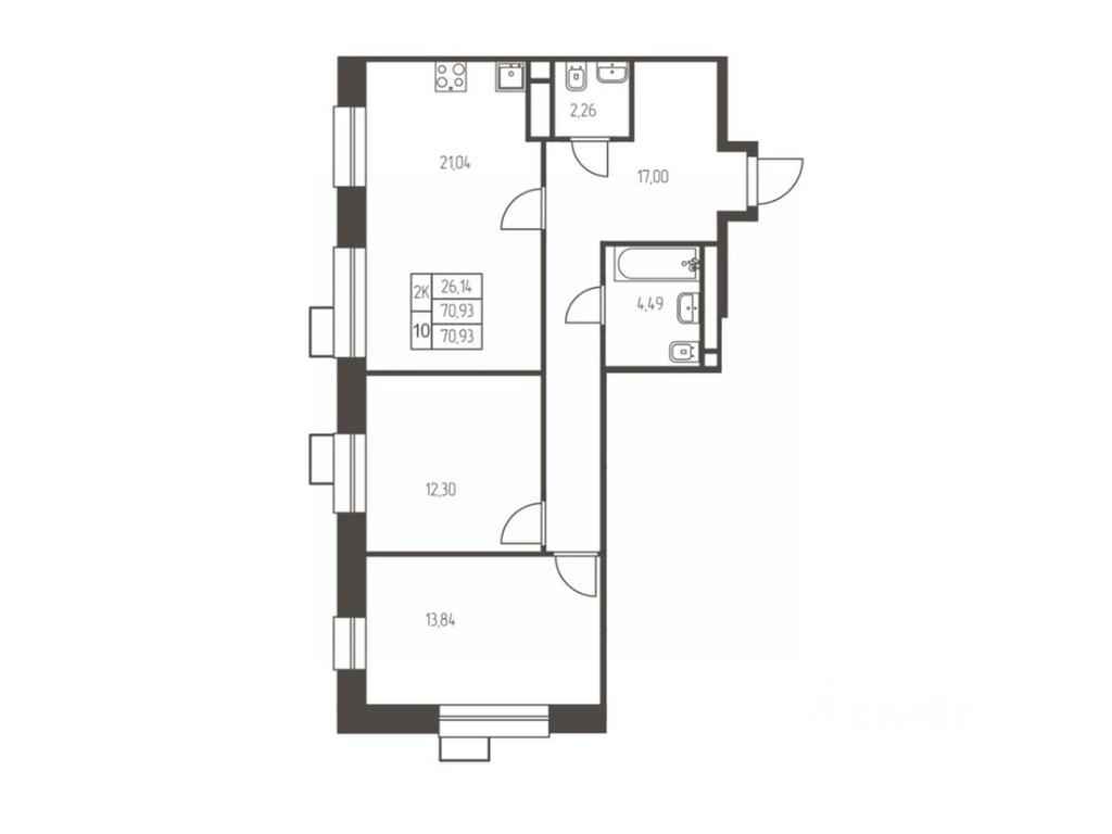 1-BD Apartment Sale, 70.9 sq. m. at Novaya Ivanteevka, Zavodskaya ulitsa, Ivanteyevka, Pshkinskiy Urban District, Moscow Region, Russia #1 1-BD Apartment Sale, 70.9 sq. m. at Novaya Ivanteevka, Zavodskaya ulitsa, Ivanteyevka, Pshkinskiy Urban District, Moscow Region, Russia #1