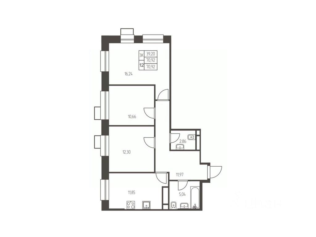 2-BD Apartment Sale, 70.9平方米 at Novaya Ivanteevka, Zavodskaya ulitsa, Ivanteyevka, Pshkinskiy Urban District, Moscow Region, Russia #1 2-BD Apartment Sale, 70.9平方米 at Novaya Ivanteevka, Zavodskaya ulitsa, Ivanteyevka, Pshkinskiy Urban District, Moscow Region, Russia #1