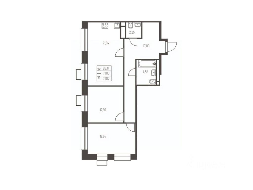 Продажа 1-комн. квартиры, 71 м² в ЖК «Новая Ивантеевка», Заводская улица, Ивантеевка, городской округ Пушкинский, Московская область, Россия #1 Продажа 1-комн. квартиры, 71 м² в ЖК «Новая Ивантеевка», Заводская улица, Ивантеевка, городской округ Пушкинский, Московская область, Россия #1