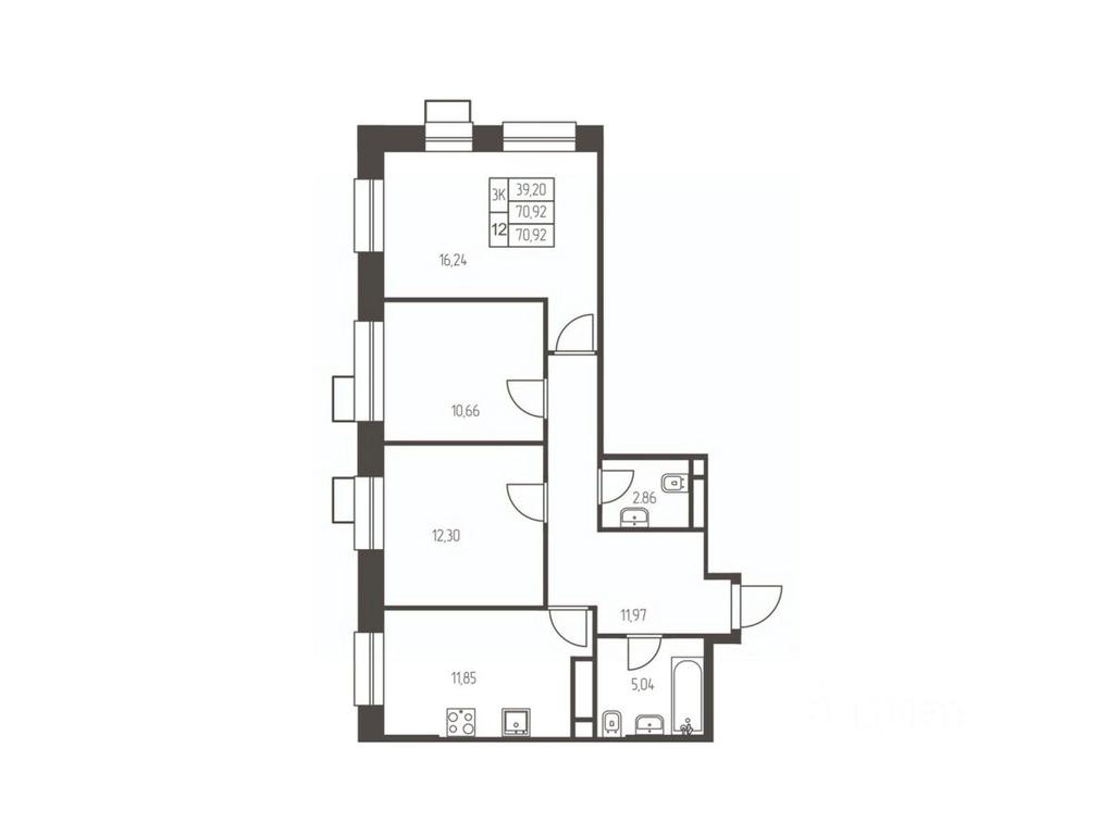 2-BD Apartment Sale, 70.9平方米 at Novaya Ivanteevka, Zavodskaya ulitsa, Ivanteyevka, Pshkinskiy Urban District, Moscow Region, Russia #1 2-BD Apartment Sale, 70.9平方米 at Novaya Ivanteevka, Zavodskaya ulitsa, Ivanteyevka, Pshkinskiy Urban District, Moscow Region, Russia #1