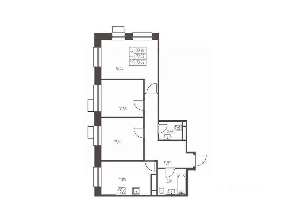 2-BD Apartment Sale, 70.9平方米 at Novaya Ivanteevka, Zavodskaya ulitsa, Ivanteyevka, Pshkinskiy Urban District, Moscow Region, Russia #1 2-BD Apartment Sale, 70.9平方米 at Novaya Ivanteevka, Zavodskaya ulitsa, Ivanteyevka, Pshkinskiy Urban District, Moscow Region, Russia #1