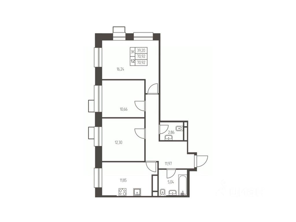 2-BD Apartment Sale, 70.9平方米 at Novaya Ivanteevka, Zavodskaya ulitsa, Ivanteyevka, Pshkinskiy Urban District, Moscow Region, Russia #1 2-BD Apartment Sale, 70.9平方米 at Novaya Ivanteevka, Zavodskaya ulitsa, Ivanteyevka, Pshkinskiy Urban District, Moscow Region, Russia #1