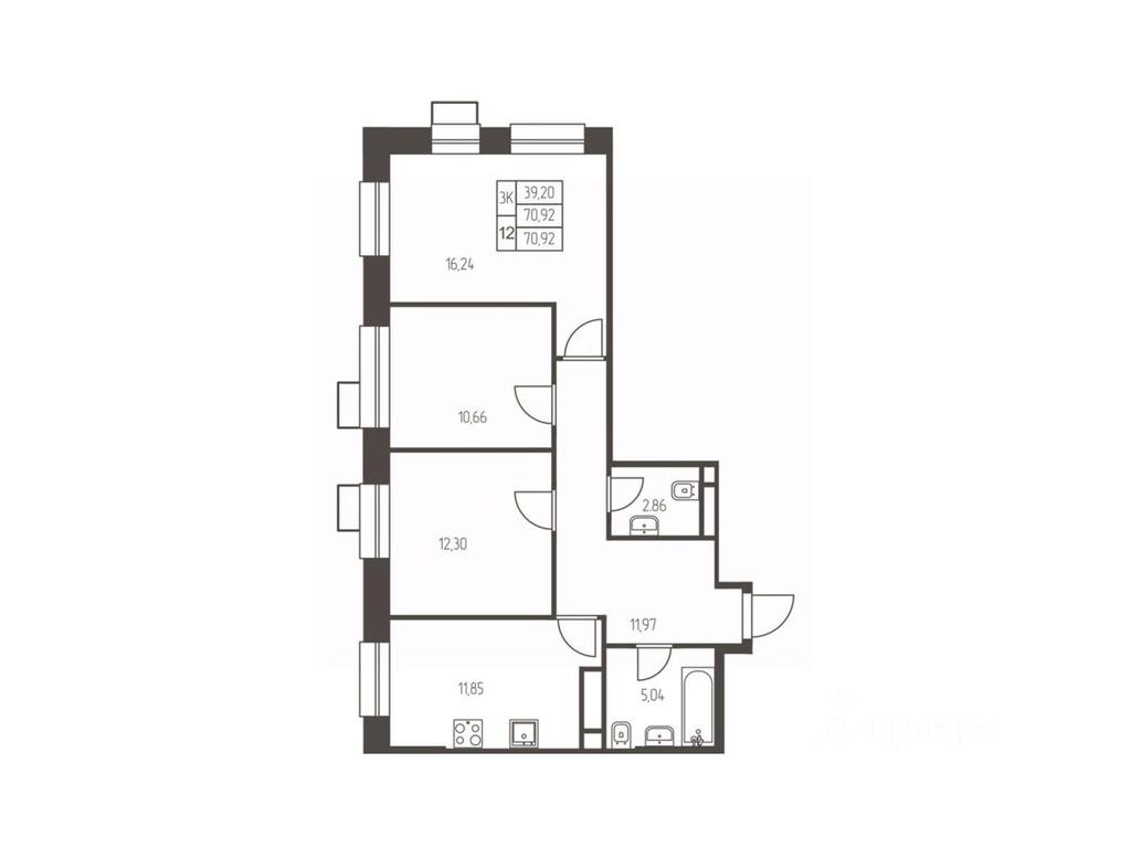 2-BD Apartment Sale, 70.9平方米 at Novaya Ivanteevka, Zavodskaya ulitsa, Ivanteyevka, Pshkinskiy Urban District, Moscow Region, Russia #1 2-BD Apartment Sale, 70.9平方米 at Novaya Ivanteevka, Zavodskaya ulitsa, Ivanteyevka, Pshkinskiy Urban District, Moscow Region, Russia #1