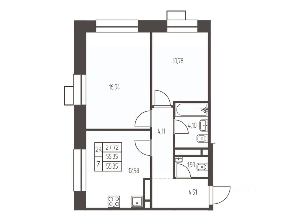 1-BD Apartment Sale, 55.4 sq. m. at Novaya Ivanteevka, Zavodskaya ulitsa, Ivanteyevka, Pshkinskiy Urban District, Moscow Region, Russia #1 1-BD Apartment Sale, 55.4 sq. m. at Novaya Ivanteevka, Zavodskaya ulitsa, Ivanteyevka, Pshkinskiy Urban District, Moscow Region, Russia #1