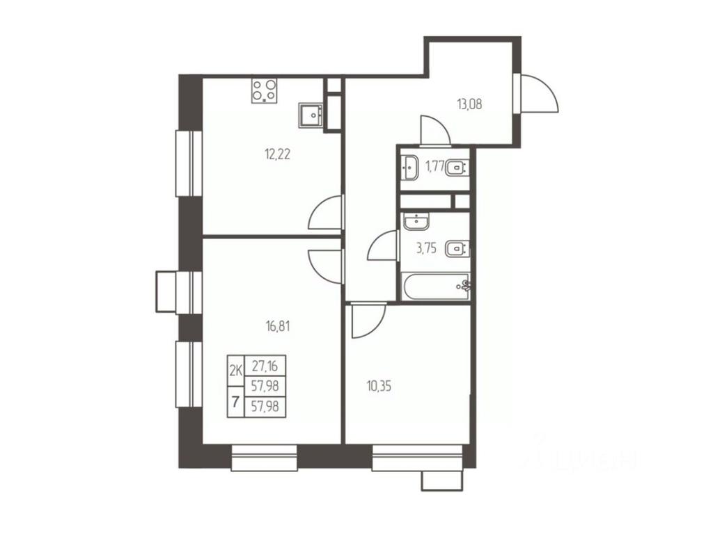 1-BD Apartment Sale, 58 sq. m. at Novaya Ivanteevka, Zavodskaya ulitsa, Ivanteyevka, Pshkinskiy Urban District, Moscow Region, Russia #1 1-BD Apartment Sale, 58 sq. m. at Novaya Ivanteevka, Zavodskaya ulitsa, Ivanteyevka, Pshkinskiy Urban District, Moscow Region, Russia #1