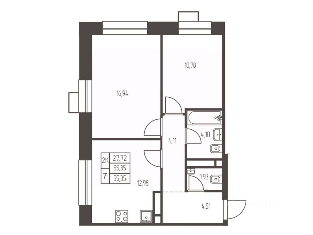 1-BD Apartment Sale, 55.4 sq. m. at Novaya Ivanteevka, Zavodskaya ulitsa, Ivanteyevka, Pshkinskiy Urban District, Moscow Region, Russia #1 1-BD Apartment Sale, 55.4 sq. m. at Novaya Ivanteevka, Zavodskaya ulitsa, Ivanteyevka, Pshkinskiy Urban District, Moscow Region, Russia #1