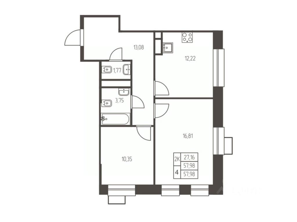 Продажа 1-комн. квартиры, 58 м² в ЖК «Новая Ивантеевка», Заводская улица, Ивантеевка, городской округ Пушкинский, Московская область, Россия #1 Продажа 1-комн. квартиры, 58 м² в ЖК «Новая Ивантеевка», Заводская улица, Ивантеевка, городской округ Пушкинский, Московская область, Россия #1