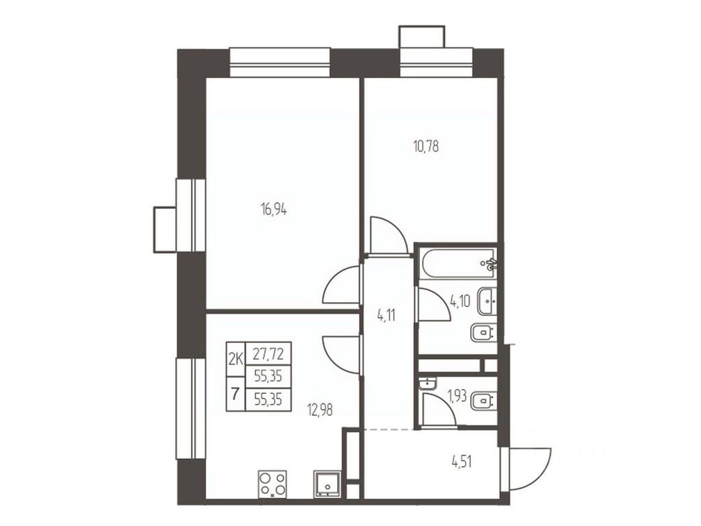 Продажа 1-комн. квартиры, 55,4 м² в ЖК «Новая Ивантеевка», Заводская улица, Ивантеевка, городской округ Пушкинский, Московская область, Россия #1 Продажа 1-комн. квартиры, 55,4 м² в ЖК «Новая Ивантеевка», Заводская улица, Ивантеевка, городской округ Пушкинский, Московская область, Россия #1