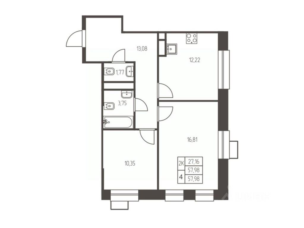 Продажа 1-комн. квартиры, 58 м² в ЖК «Новая Ивантеевка», Заводская улица, Ивантеевка, городской округ Пушкинский, Московская область, Россия #1 Продажа 1-комн. квартиры, 58 м² в ЖК «Новая Ивантеевка», Заводская улица, Ивантеевка, городской округ Пушкинский, Московская область, Россия #1