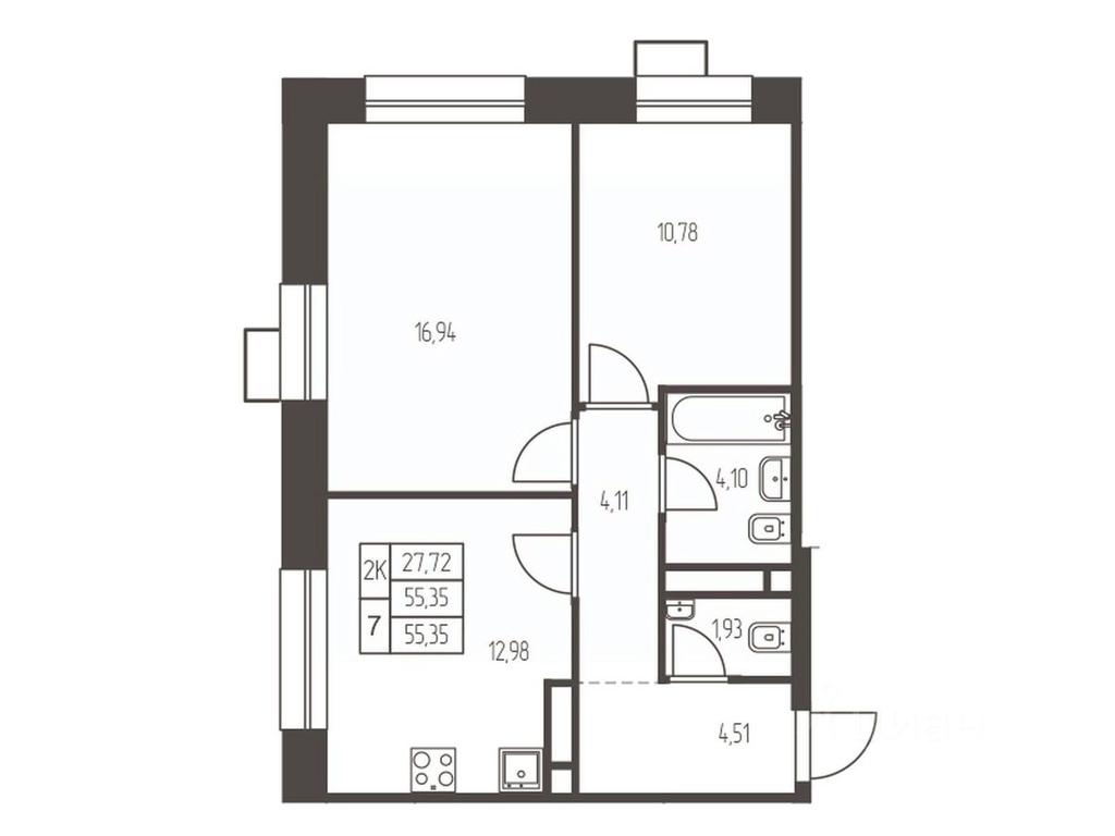 1-BD Apartment Sale, 55.4 sq. m. at Novaya Ivanteevka, Zavodskaya ulitsa, Ivanteyevka, Pshkinskiy Urban District, Moscow Region, Russia #1 1-BD Apartment Sale, 55.4 sq. m. at Novaya Ivanteevka, Zavodskaya ulitsa, Ivanteyevka, Pshkinskiy Urban District, Moscow Region, Russia #1