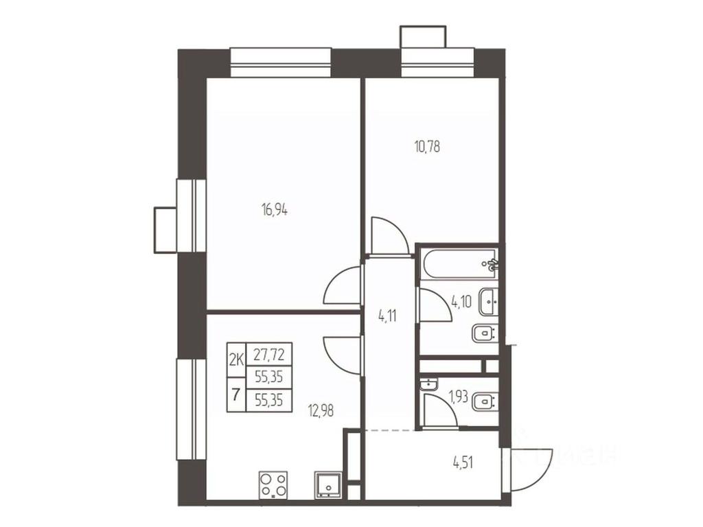 1-BD Apartment Sale, 55.4 sq. m. at Novaya Ivanteevka, Zavodskaya ulitsa, Ivanteyevka, Pshkinskiy Urban District, Moscow Region, Russia #1 1-BD Apartment Sale, 55.4 sq. m. at Novaya Ivanteevka, Zavodskaya ulitsa, Ivanteyevka, Pshkinskiy Urban District, Moscow Region, Russia #1
