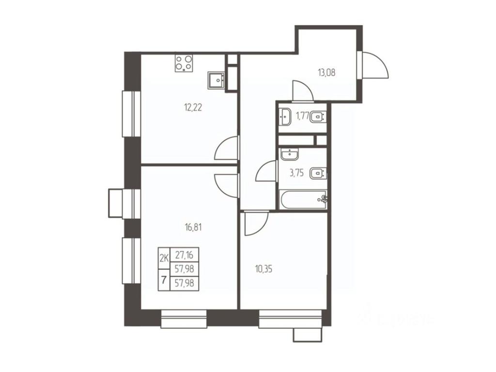 1-BD Apartment Sale, 58 sq. m. at Novaya Ivanteevka, Zavodskaya ulitsa, Ivanteyevka, Pshkinskiy Urban District, Moscow Region, Russia #1 1-BD Apartment Sale, 58 sq. m. at Novaya Ivanteevka, Zavodskaya ulitsa, Ivanteyevka, Pshkinskiy Urban District, Moscow Region, Russia #1