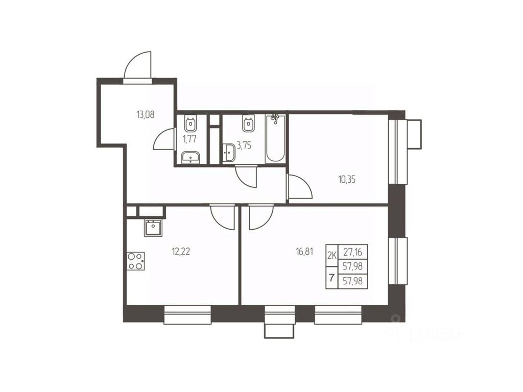 1-BD Apartment Sale, 58 sq. m. at Novaya Ivanteevka, Zavodskaya ulitsa, Ivanteyevka, Pshkinskiy Urban District, Moscow Region, Russia #1 1-BD Apartment Sale, 58 sq. m. at Novaya Ivanteevka, Zavodskaya ulitsa, Ivanteyevka, Pshkinskiy Urban District, Moscow Region, Russia #1