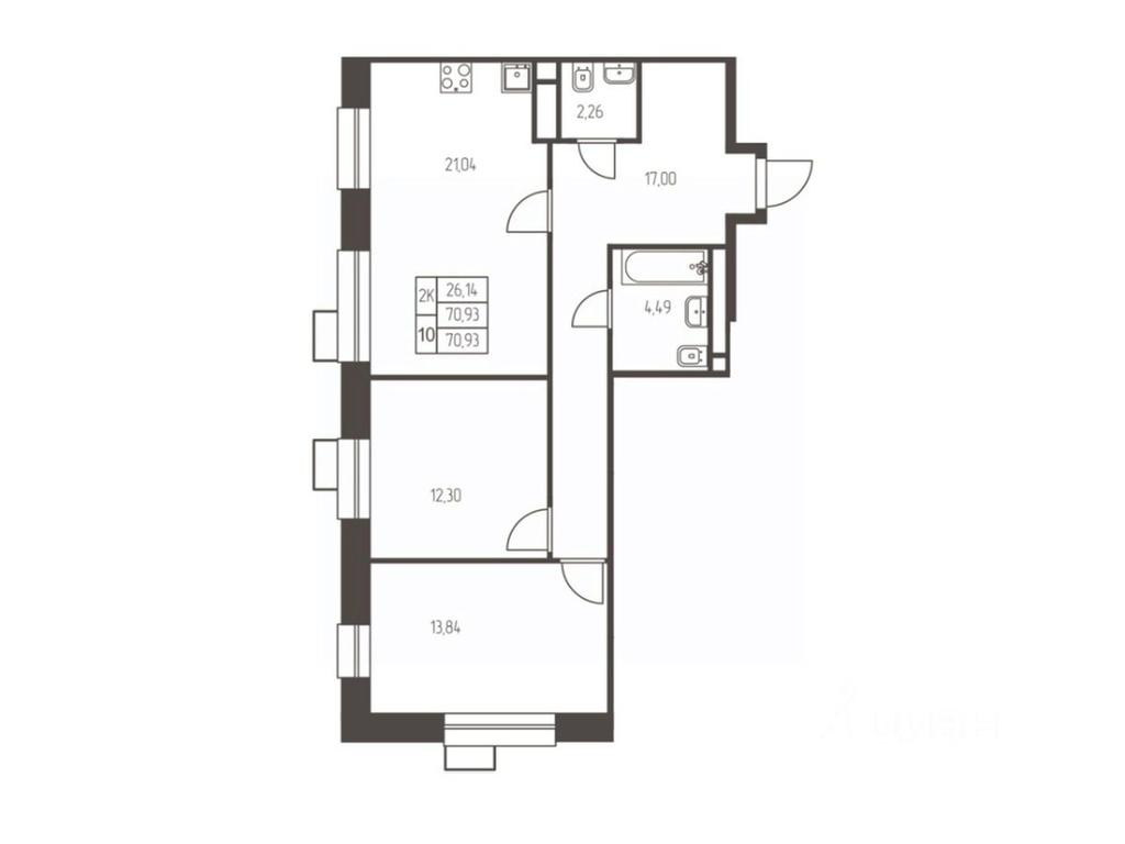 1-BD Apartment Sale, 70.9 sq. m. at Novaya Ivanteevka, Zavodskaya ulitsa, Ivanteyevka, Pshkinskiy Urban District, Moscow Region, Russia #1 1-BD Apartment Sale, 70.9 sq. m. at Novaya Ivanteevka, Zavodskaya ulitsa, Ivanteyevka, Pshkinskiy Urban District, Moscow Region, Russia #1