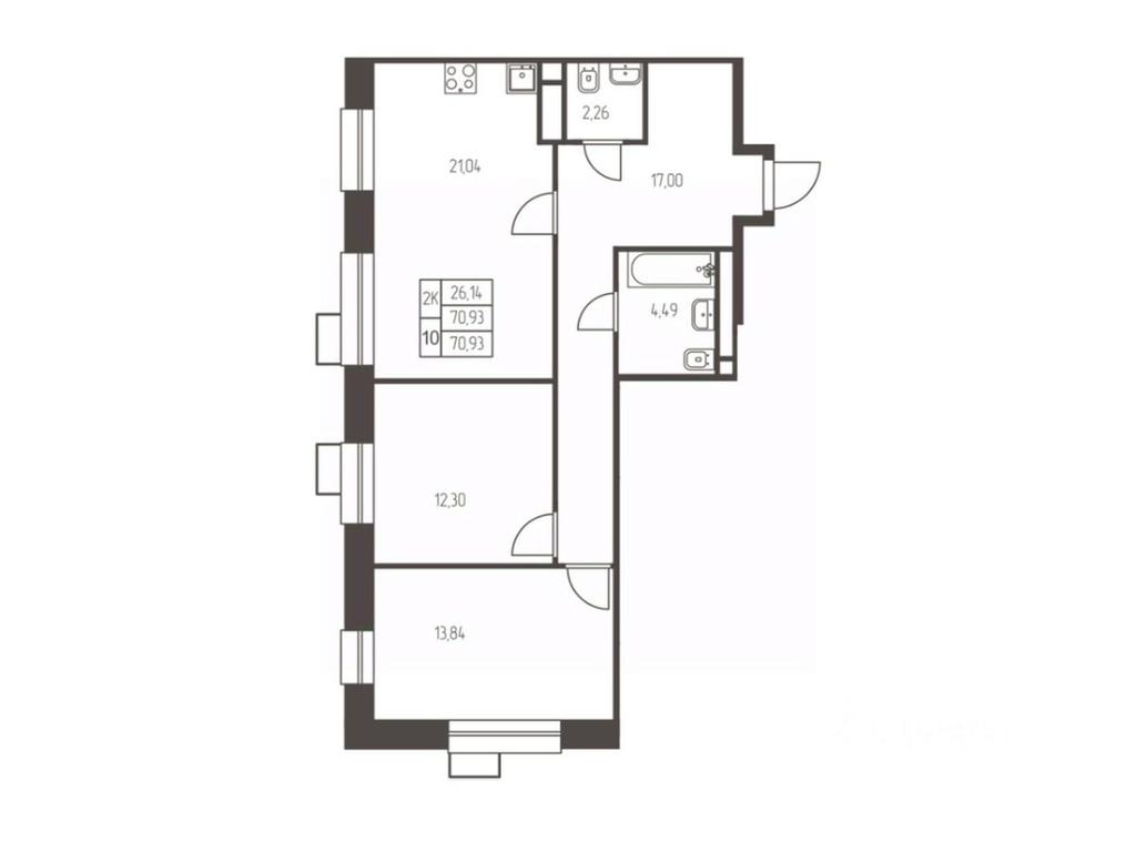 1-BD Apartment Sale, 70.9 sq. m. at Novaya Ivanteevka, Zavodskaya ulitsa, Ivanteyevka, Pshkinskiy Urban District, Moscow Region, Russia #1 1-BD Apartment Sale, 70.9 sq. m. at Novaya Ivanteevka, Zavodskaya ulitsa, Ivanteyevka, Pshkinskiy Urban District, Moscow Region, Russia #1