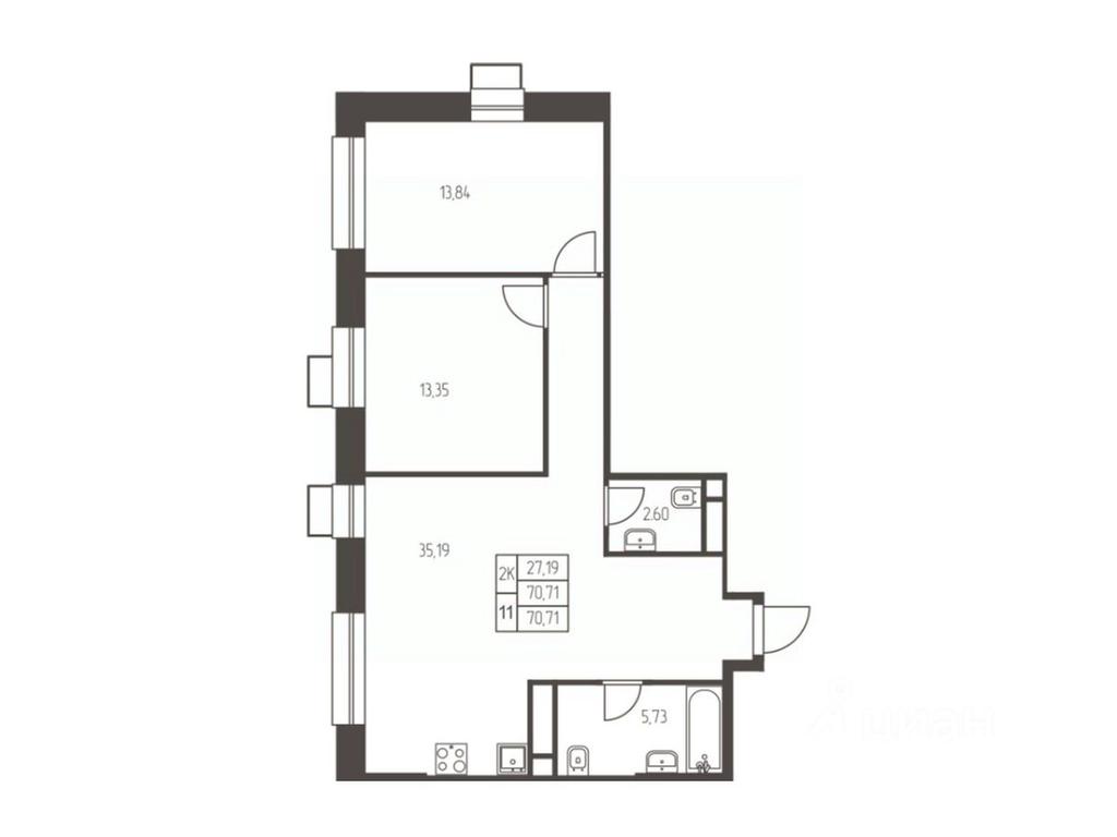 1-BD Apartment Sale, 70.7 sq. m. at Novaya Ivanteevka, Zavodskaya ulitsa, Ivanteyevka, Pshkinskiy Urban District, Moscow Region, Russia #1 1-BD Apartment Sale, 70.7 sq. m. at Novaya Ivanteevka, Zavodskaya ulitsa, Ivanteyevka, Pshkinskiy Urban District, Moscow Region, Russia #1