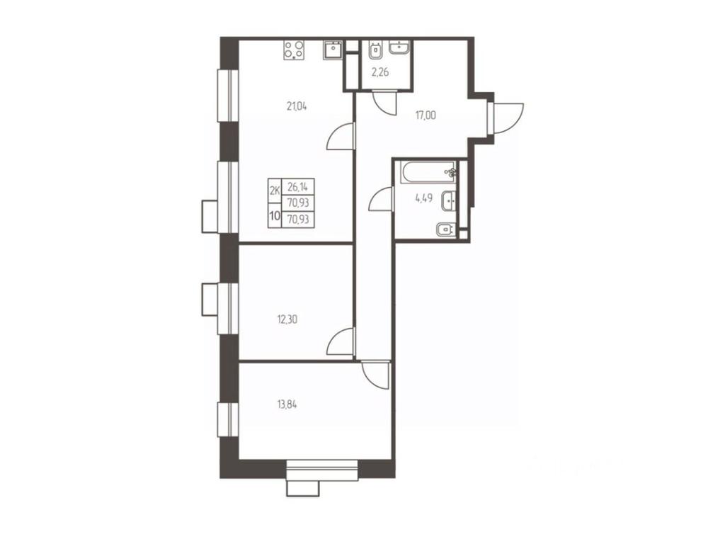 1-BD Apartment Sale, 70.9 sq. m. at Novaya Ivanteevka, Zavodskaya ulitsa, Ivanteyevka, Pshkinskiy Urban District, Moscow Region, Russia #1 1-BD Apartment Sale, 70.9 sq. m. at Novaya Ivanteevka, Zavodskaya ulitsa, Ivanteyevka, Pshkinskiy Urban District, Moscow Region, Russia #1