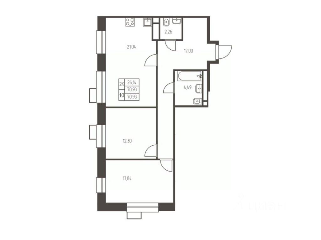 1-BD Apartment Sale, 70.9 sq. m. at Novaya Ivanteevka, Zavodskaya ulitsa, Ivanteyevka, Pshkinskiy Urban District, Moscow Region, Russia #1 1-BD Apartment Sale, 70.9 sq. m. at Novaya Ivanteevka, Zavodskaya ulitsa, Ivanteyevka, Pshkinskiy Urban District, Moscow Region, Russia #1