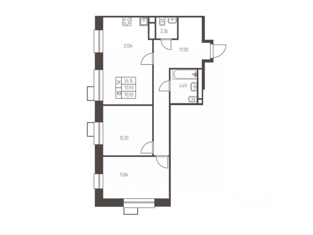 1-BD Apartment Sale, 70.9 sq. m. at Novaya Ivanteevka, Zavodskaya ulitsa, Ivanteyevka, Pshkinskiy Urban District, Moscow Region, Russia #1 1-BD Apartment Sale, 70.9 sq. m. at Novaya Ivanteevka, Zavodskaya ulitsa, Ivanteyevka, Pshkinskiy Urban District, Moscow Region, Russia #1