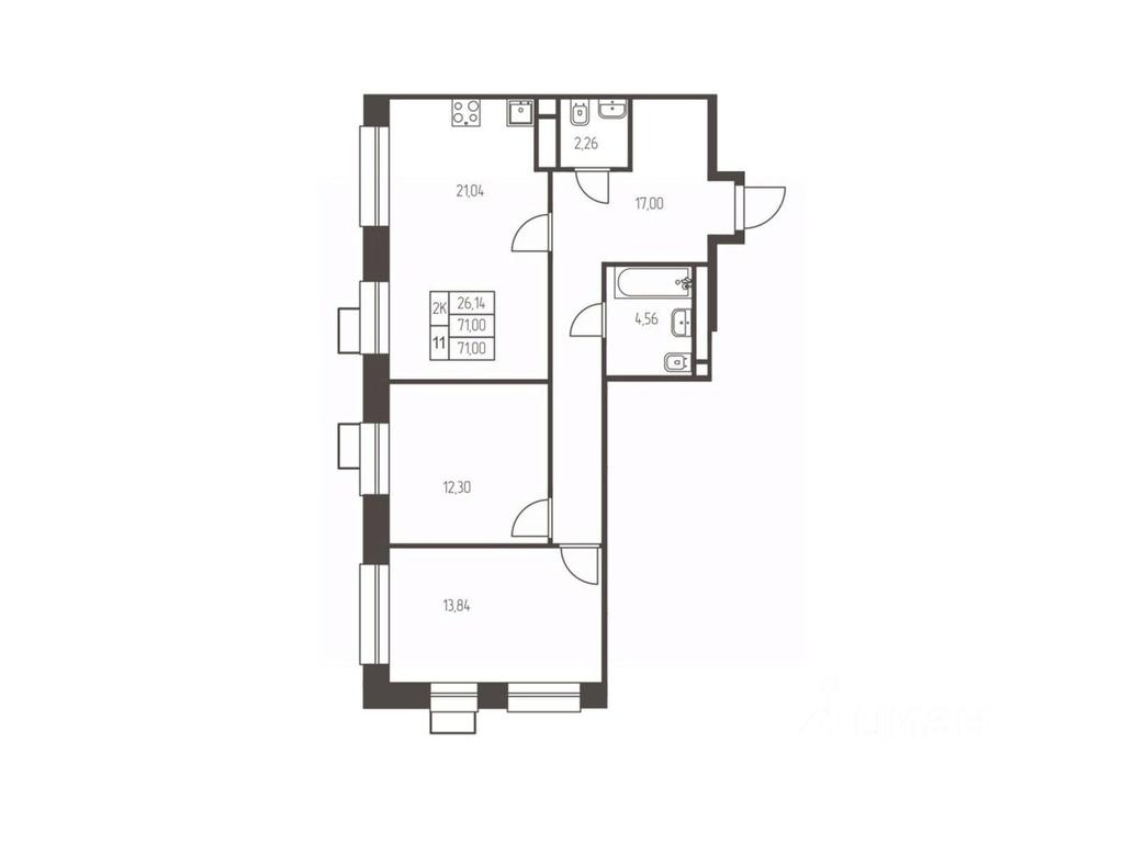 1-BD Apartment Sale, 71 sq. m. at Novaya Ivanteevka, Zavodskaya ulitsa, Ivanteyevka, Pshkinskiy Urban District, Moscow Region, Russia #1 1-BD Apartment Sale, 71 sq. m. at Novaya Ivanteevka, Zavodskaya ulitsa, Ivanteyevka, Pshkinskiy Urban District, Moscow Region, Russia #1