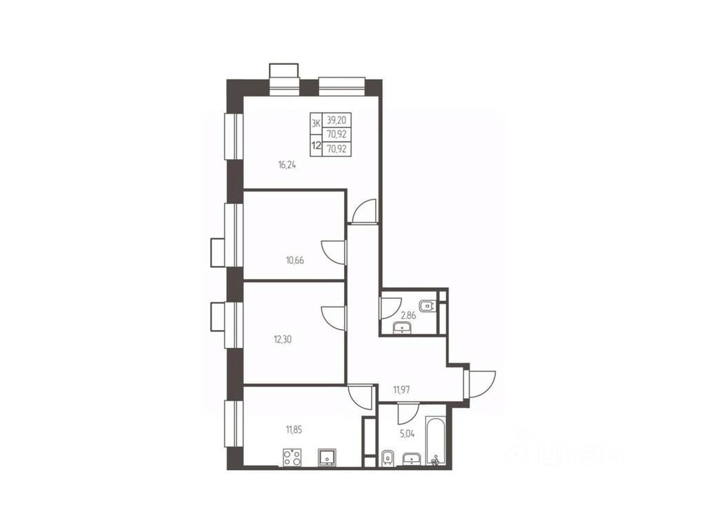 2-BD Apartment Sale, 70.9平方米 at Novaya Ivanteevka, Zavodskaya ulitsa, Ivanteyevka, Pshkinskiy Urban District, Moscow Region, Russia #1 2-BD Apartment Sale, 70.9平方米 at Novaya Ivanteevka, Zavodskaya ulitsa, Ivanteyevka, Pshkinskiy Urban District, Moscow Region, Russia #1