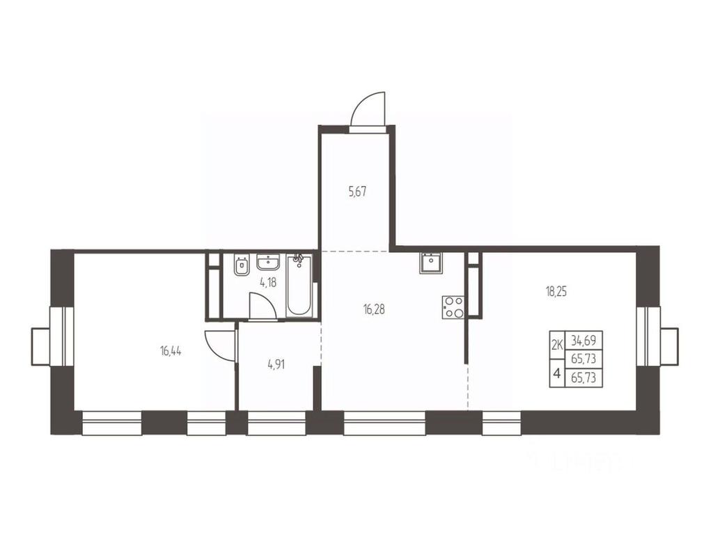 1-BD Apartment Sale, 65.7 sq. m. at Novaya Ivanteevka, Zavodskaya ulitsa, Ivanteyevka, Pshkinskiy Urban District, Moscow Region, Russia #1 1-BD Apartment Sale, 65.7 sq. m. at Novaya Ivanteevka, Zavodskaya ulitsa, Ivanteyevka, Pshkinskiy Urban District, Moscow Region, Russia #1