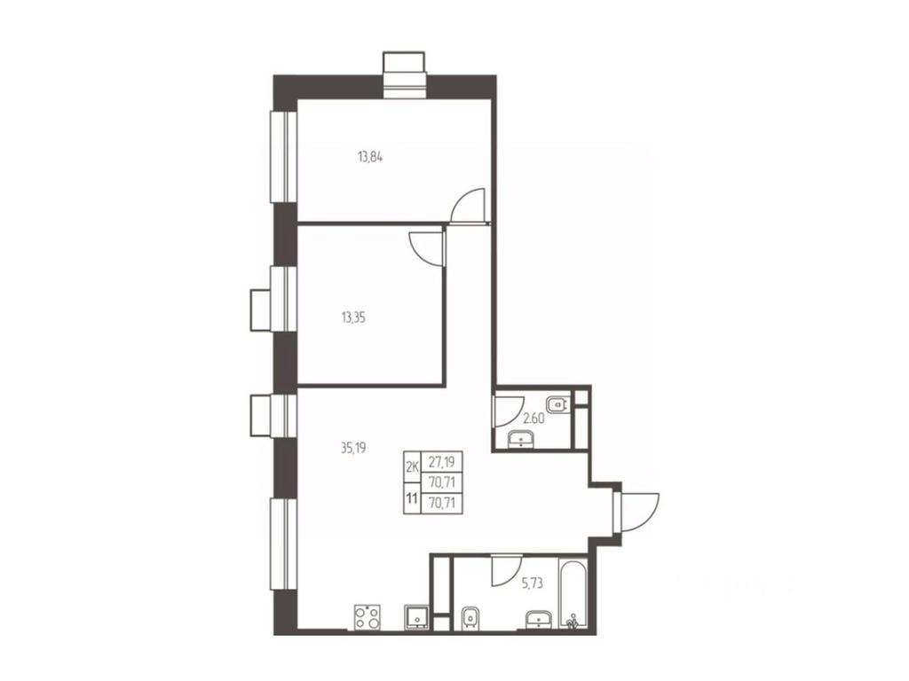 1-BD Apartment Sale, 70.7 sq. m. at Novaya Ivanteevka, Zavodskaya ulitsa, Ivanteyevka, Pshkinskiy Urban District, Moscow Region, Russia #1 1-BD Apartment Sale, 70.7 sq. m. at Novaya Ivanteevka, Zavodskaya ulitsa, Ivanteyevka, Pshkinskiy Urban District, Moscow Region, Russia #1