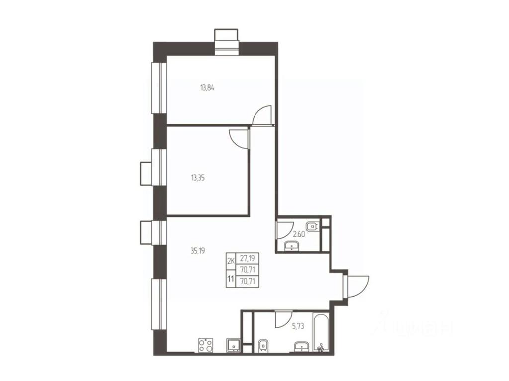 1-BD Apartment Sale, 70.7 sq. m. at Novaya Ivanteevka, Zavodskaya ulitsa, Ivanteyevka, Pshkinskiy Urban District, Moscow Region, Russia #1 1-BD Apartment Sale, 70.7 sq. m. at Novaya Ivanteevka, Zavodskaya ulitsa, Ivanteyevka, Pshkinskiy Urban District, Moscow Region, Russia #1