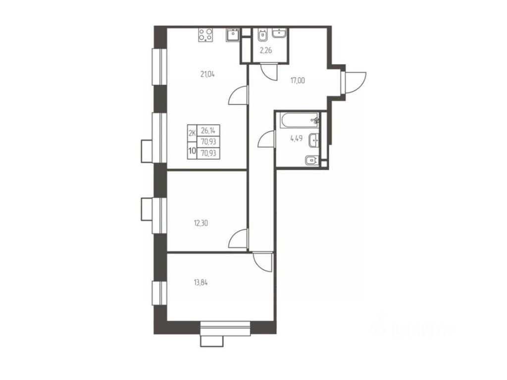 1-BD Apartment Sale, 70.9 sq. m. at Novaya Ivanteevka, Zavodskaya ulitsa, Ivanteyevka, Pshkinskiy Urban District, Moscow Region, Russia #1 1-BD Apartment Sale, 70.9 sq. m. at Novaya Ivanteevka, Zavodskaya ulitsa, Ivanteyevka, Pshkinskiy Urban District, Moscow Region, Russia #1
