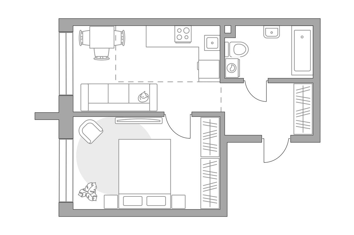 1-BD Apartment Sale, 37.4平方米 at MYPRIORITY Dubrovka, Novoostapovskaya Street, 12, Moscow, Russia #1 1-BD Apartment Sale, 37.4平方米 at MYPRIORITY Dubrovka, Novoostapovskaya Street, 12, Moscow, Russia #1