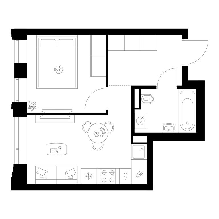 1-BD Apartment Sale, 31.4 sq. m. at Losinoostrovskiy Park, Otkrytoye Highway, 18Ас11, Moscow, Russia #1 1-BD Apartment Sale, 31.4 sq. m. at Losinoostrovskiy Park, Otkrytoye Highway, 18Ас11, Moscow, Russia #1