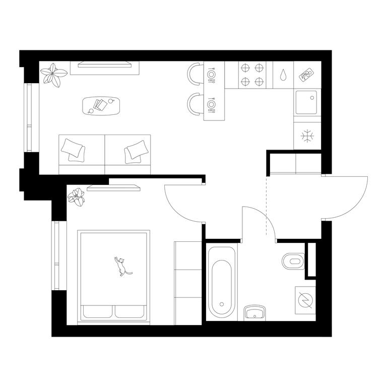 1-BD Apartment Sale, 31.8 sq. m. at Losinoostrovskiy Park, Otkrytoye Highway, 18Ас11, Moscow, Russia #1 1-BD Apartment Sale, 31.8 sq. m. at Losinoostrovskiy Park, Otkrytoye Highway, 18Ас11, Moscow, Russia #1