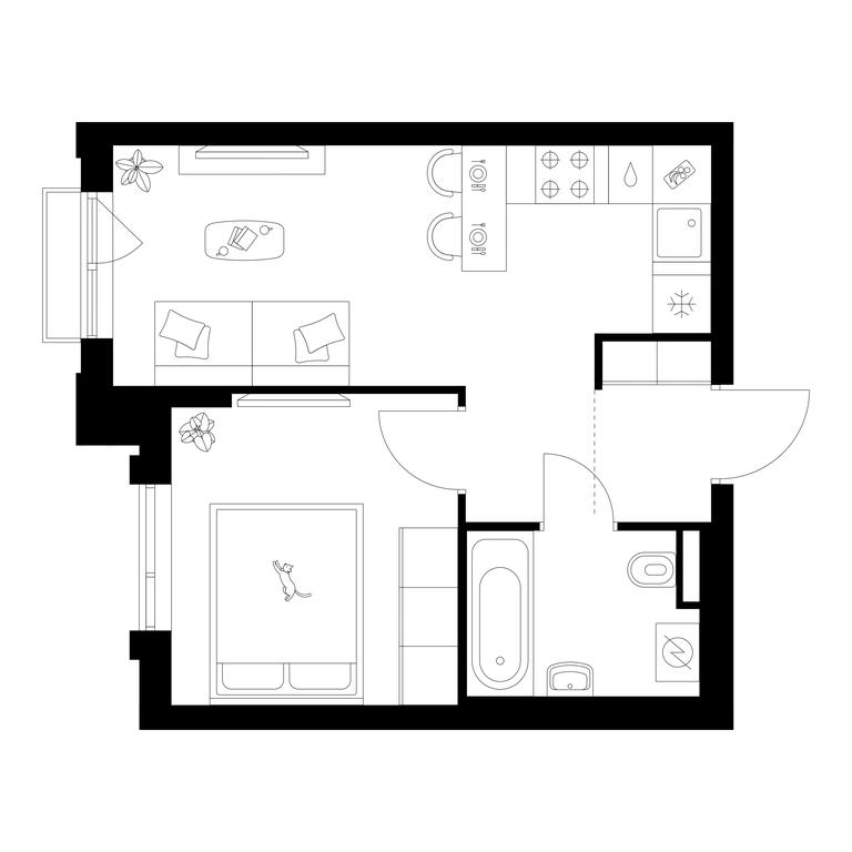 1-BD Apartment Sale, 32.1 sq. m. at Losinoostrovskiy Park, Otkrytoye Highway, 18Ас11, Moscow, Russia #1 1-BD Apartment Sale, 32.1 sq. m. at Losinoostrovskiy Park, Otkrytoye Highway, 18Ас11, Moscow, Russia #1