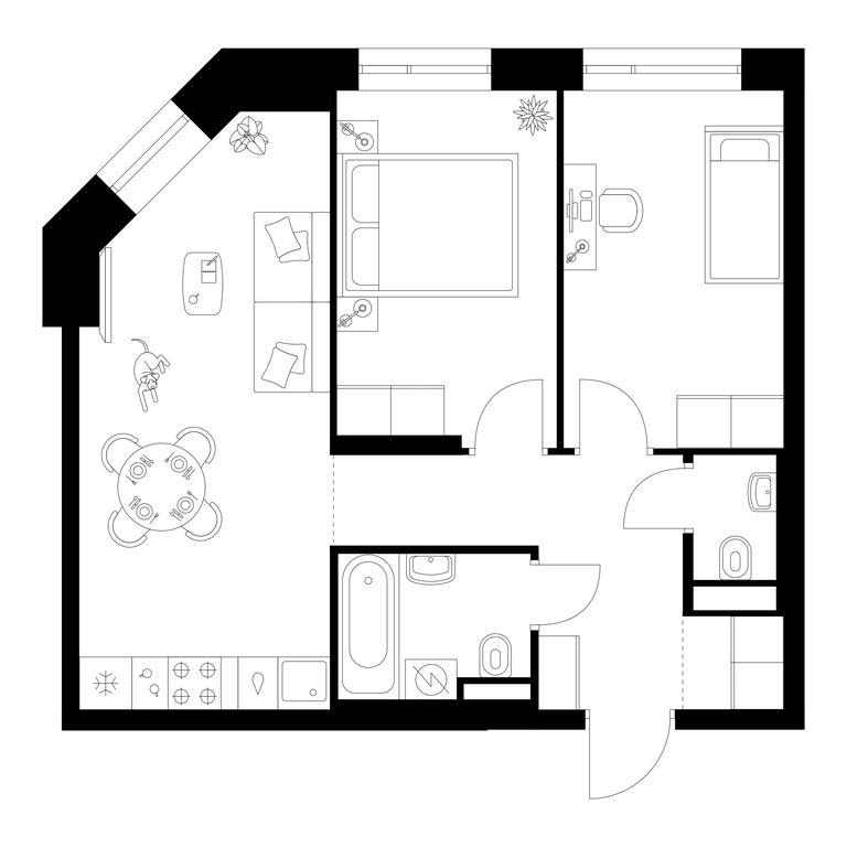 2-BD Apartment Sale, 51 sq. m. at Losinoostrovskiy Park, Otkrytoye Highway, 18Ас11, Moscow, Russia #1 2-BD Apartment Sale, 51 sq. m. at Losinoostrovskiy Park, Otkrytoye Highway, 18Ас11, Moscow, Russia #1