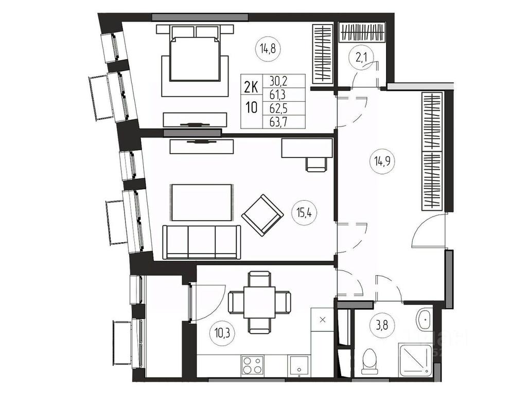 1-BD Apartment Sale, 62.5 sq. m. at Premium, ulitsa Turgeneva, Pushkino, Moscow Region, Russia #1 1-BD Apartment Sale, 62.5 sq. m. at Premium, ulitsa Turgeneva, Pushkino, Moscow Region, Russia #1