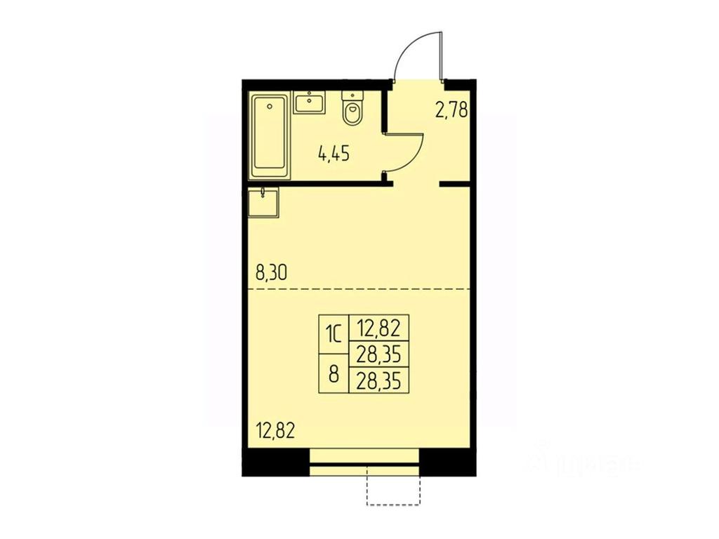 Apartment Sale, 28.4 sq. m. at Dom na Studencheskom, Studencheskiy proyezd, Ivanteyevka, Pshkinskiy Urban District, Moscow Region, Russia #1 Apartment Sale, 28.4 sq. m. at Dom na Studencheskom, Studencheskiy proyezd, Ivanteyevka, Pshkinskiy Urban District, Moscow Region, Russia #1