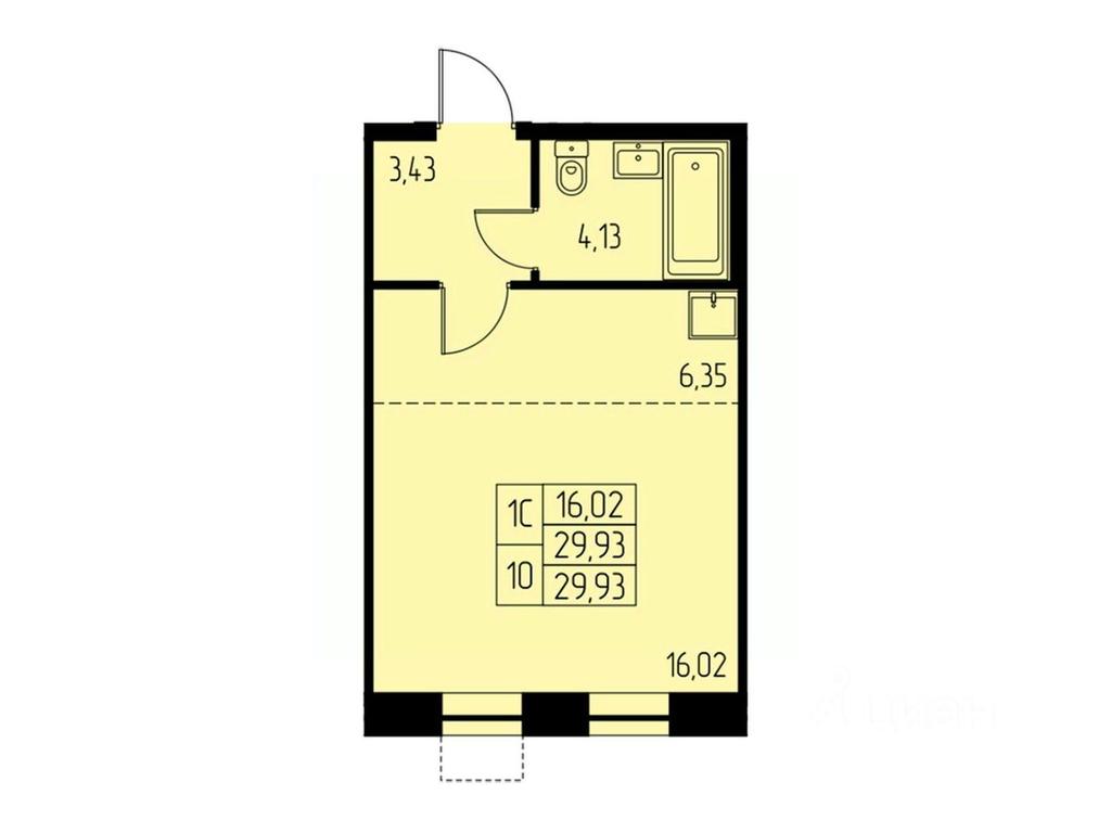 Apartment Sale, 29.9 sq. m. at Dom na Studencheskom, Studencheskiy proyezd, Ivanteyevka, Pshkinskiy Urban District, Moscow Region, Russia #1 Apartment Sale, 29.9 sq. m. at Dom na Studencheskom, Studencheskiy proyezd, Ivanteyevka, Pshkinskiy Urban District, Moscow Region, Russia #1