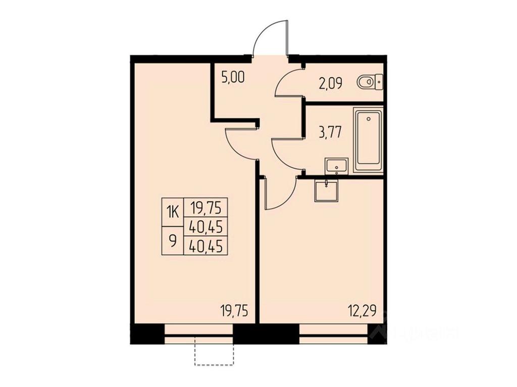 Apartment Sale, 42.9平方米 at Dom na Studencheskom, Studencheskiy proyezd, Ivanteyevka, Pshkinskiy Urban District, Moscow Region, Russia #1 Apartment Sale, 42.9平方米 at Dom na Studencheskom, Studencheskiy proyezd, Ivanteyevka, Pshkinskiy Urban District, Moscow Region, Russia #1