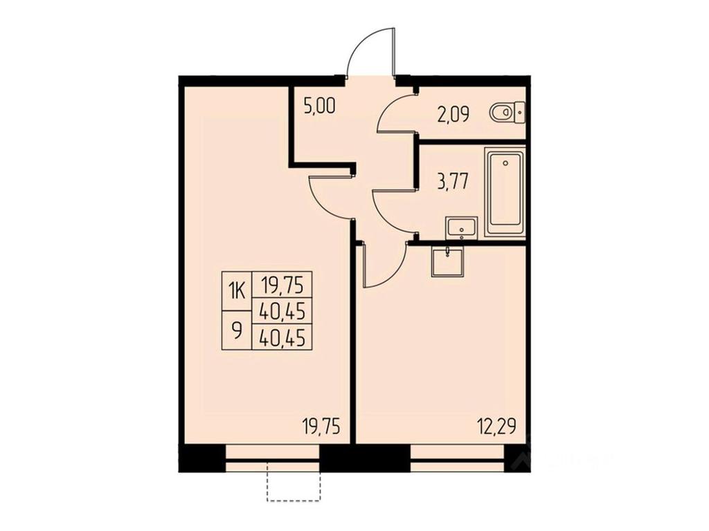 Apartment Sale, 42.9 sq. m. at Dom na Studencheskom, Studencheskiy proyezd, Ivanteyevka, Pshkinskiy Urban District, Moscow Region, Russia #1 Apartment Sale, 42.9 sq. m. at Dom na Studencheskom, Studencheskiy proyezd, Ivanteyevka, Pshkinskiy Urban District, Moscow Region, Russia #1